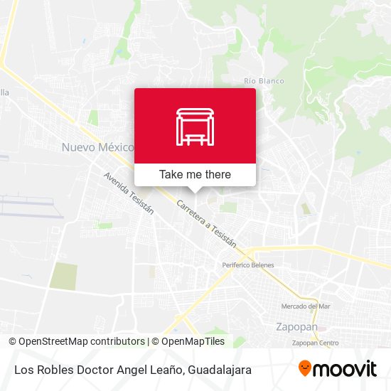 Los Robles Doctor Angel Leaño map