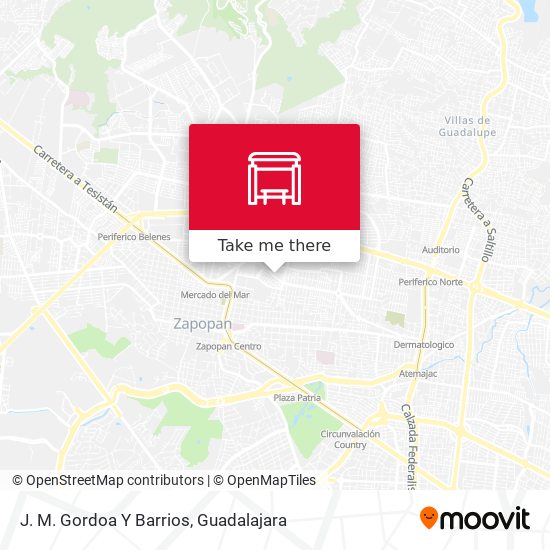 J. M. Gordoa Y Barrios map