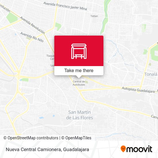 Nueva Central Camionera map