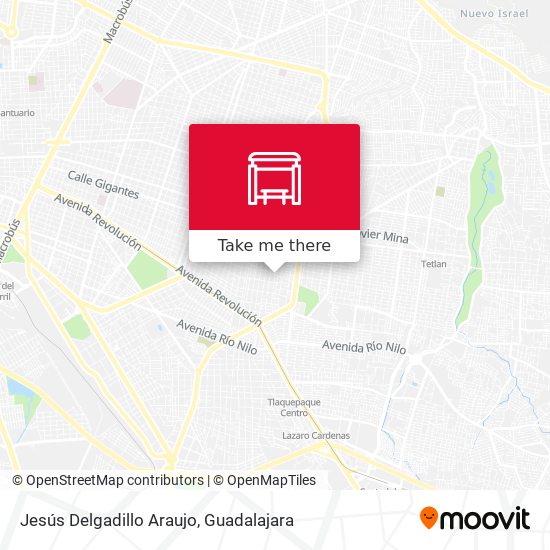 Jesús Delgadillo Araujo map