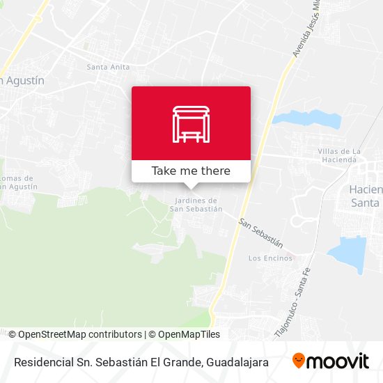 Residencial Sn. Sebastián El Grande map