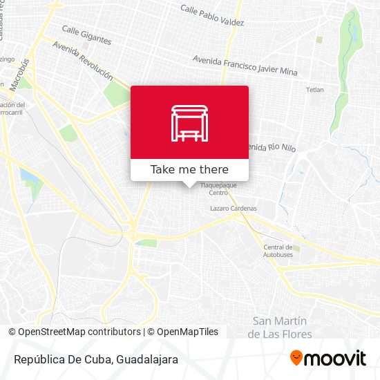 República De Cuba map