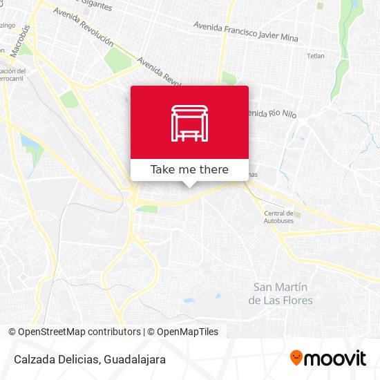 Mapa de Calzada Delicias