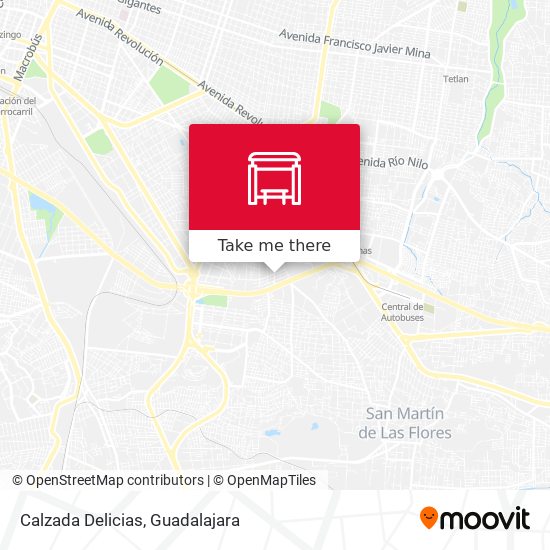 Mapa de Calzada Delicias