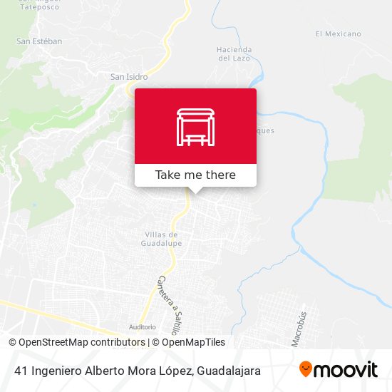 Mapa de 41 Ingeniero Alberto Mora López