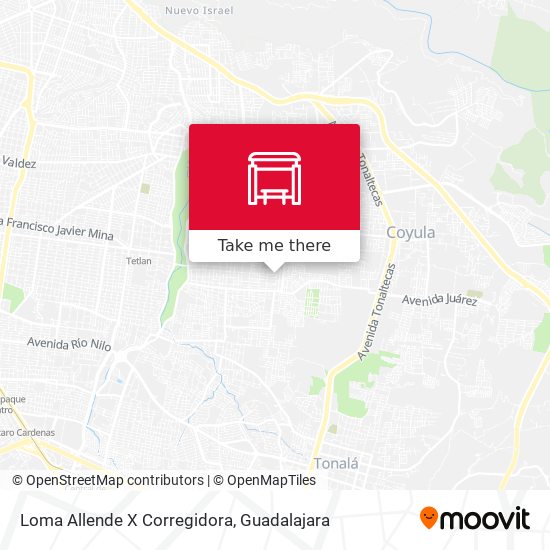 Loma Allende X Corregidora map