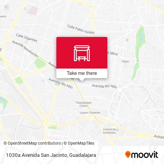 1030a Avenida San Jacinto map