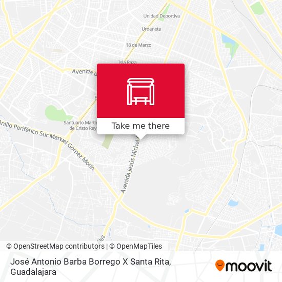 Mapa de José Antonio Barba Borrego X Santa Rita