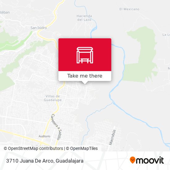 Mapa de 3710 Juana De Arco