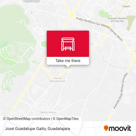 José Guadalupe Gallo map