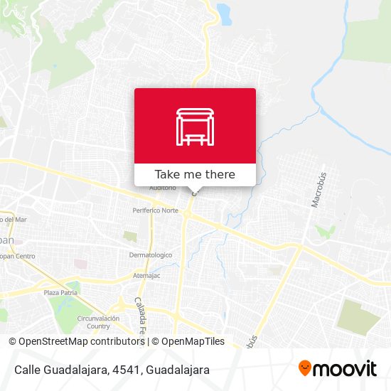 Mapa de Calle Guadalajara, 4541