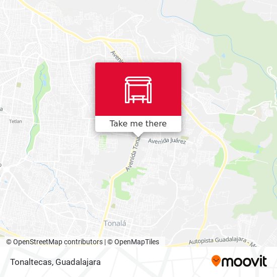 Mapa de Tonaltecas