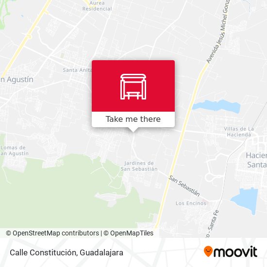Calle Constitución map