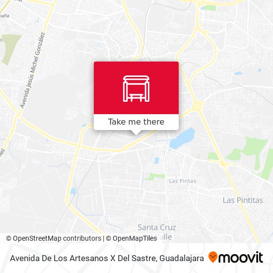 Mapa de Avenida De Los Artesanos X Del Sastre
