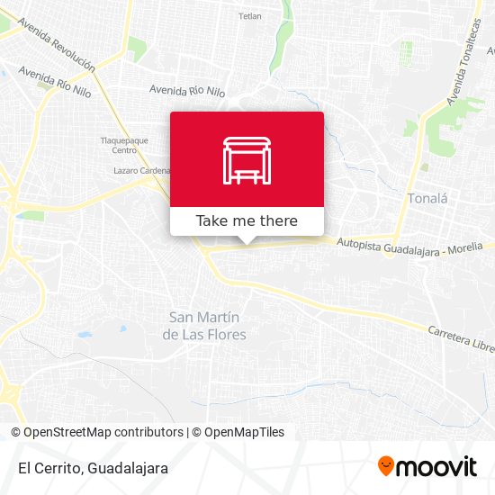 Mapa de El Cerrito