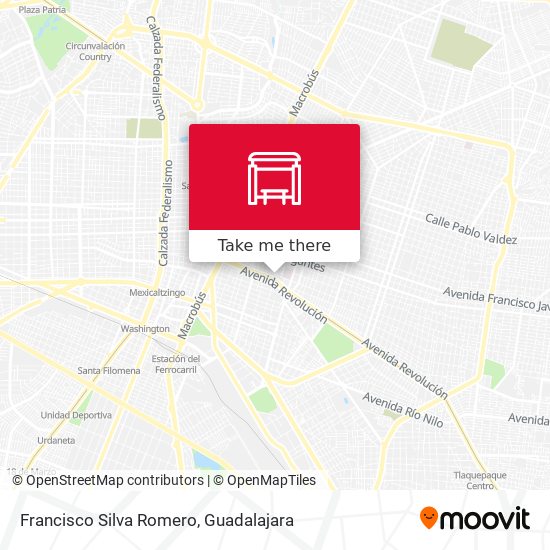 Francisco Silva Romero map
