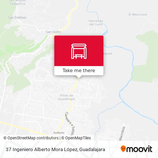 Mapa de 37 Ingeniero Alberto Mora López