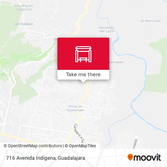 716 Avenida Indigena map