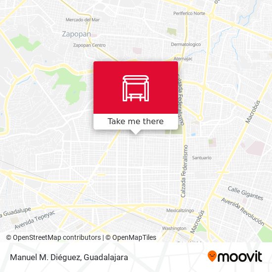 Manuel M. Diéguez map