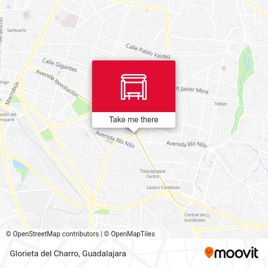 Glorieta del Charro map