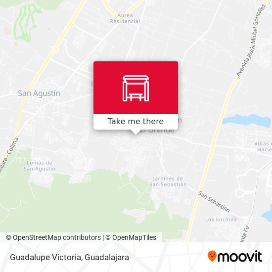 Mapa de Guadalupe Victoria