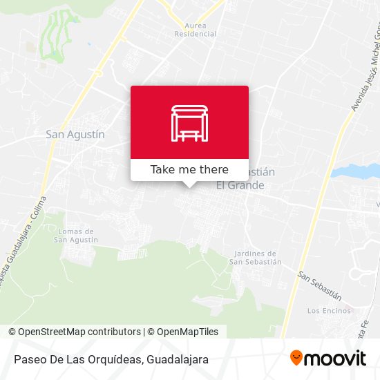 Paseo De Las Orquídeas map