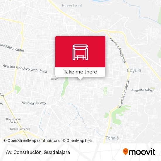 Av. Constitución map