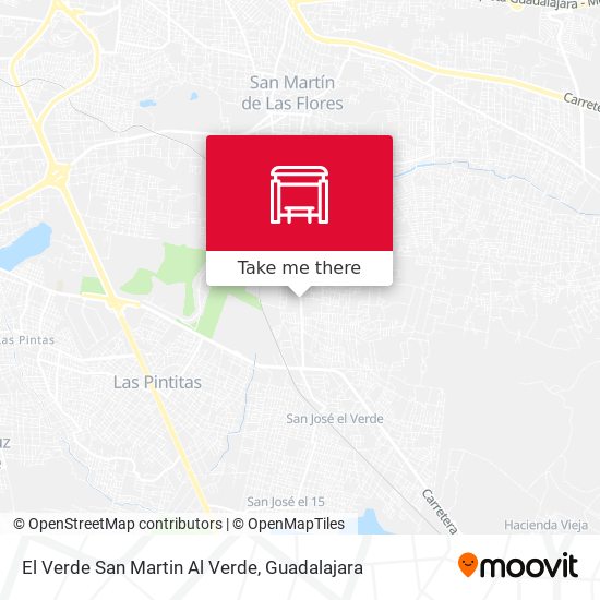 El Verde San Martin Al Verde map
