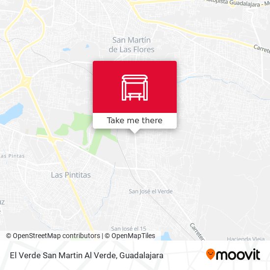 El Verde San Martin Al Verde map