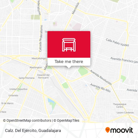 Mapa de Calz. Del Ejército