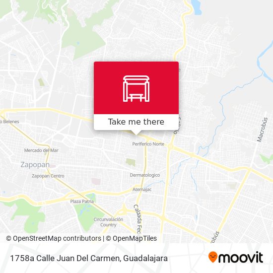 1758a Calle Juan Del Carmen map