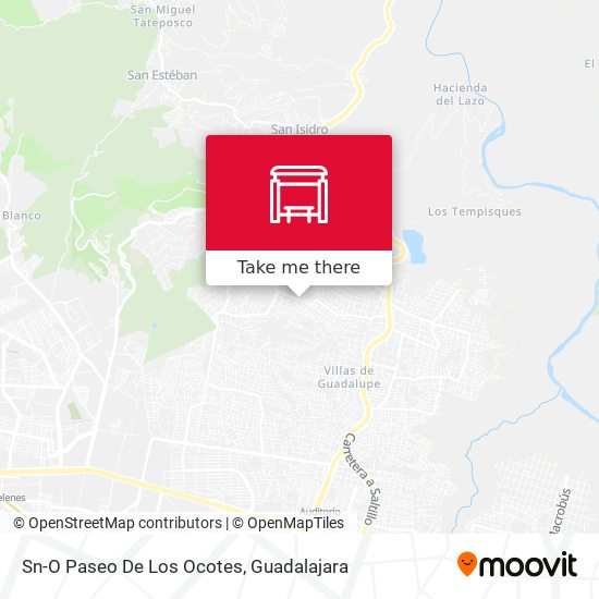 Sn-O Paseo De Los Ocotes map