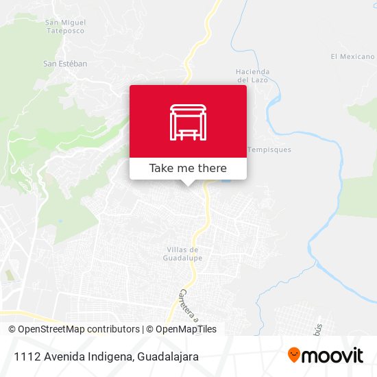 Mapa de 1112 Avenida Indigena