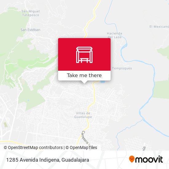 1285 Avenida Indigena map
