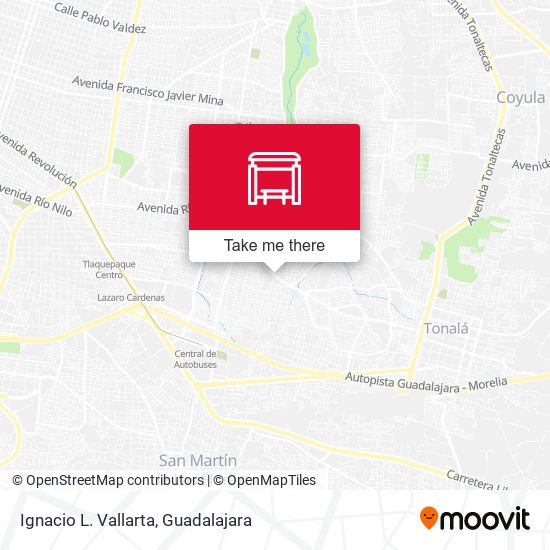 Mapa de Ignacio L. Vallarta