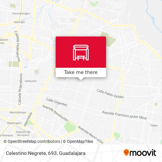 Celestino Negrete, 693 map