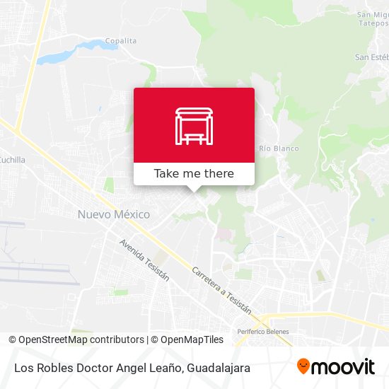 Los Robles Doctor Angel Leaño map