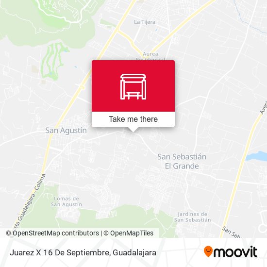 Mapa de Juarez X 16 De Septiembre