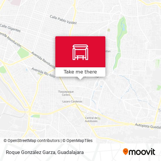 Mapa de Roque González Garza