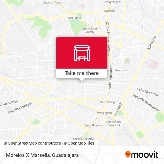Mapa de Morelos X Marsella