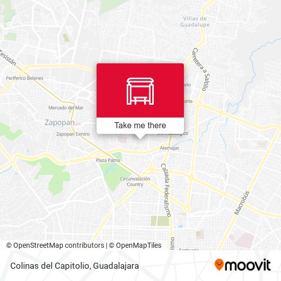 Colinas del Capitolio map