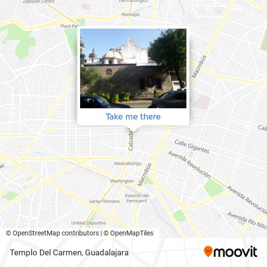 Templo Del Carmen map