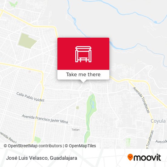 José Luis Velasco map