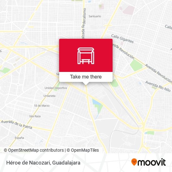 Héroe de Nacozari map