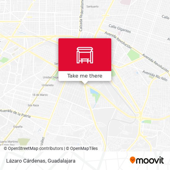 Lázaro Cárdenas map