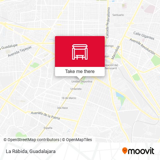 Mapa de La Rábida
