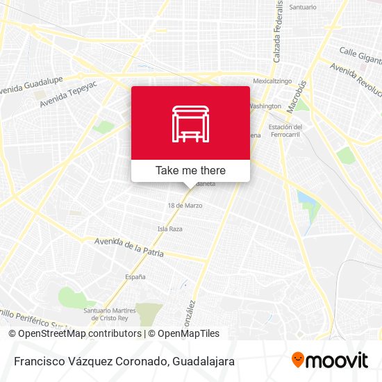 Francisco Vázquez Coronado map