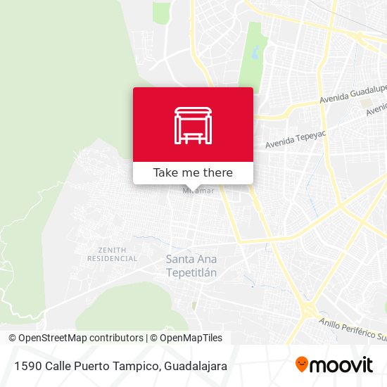 1590 Calle Puerto Tampico map