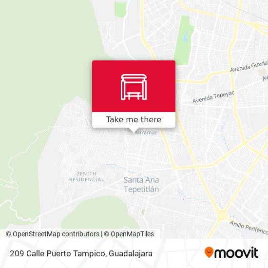 Mapa de 209 Calle Puerto Tampico