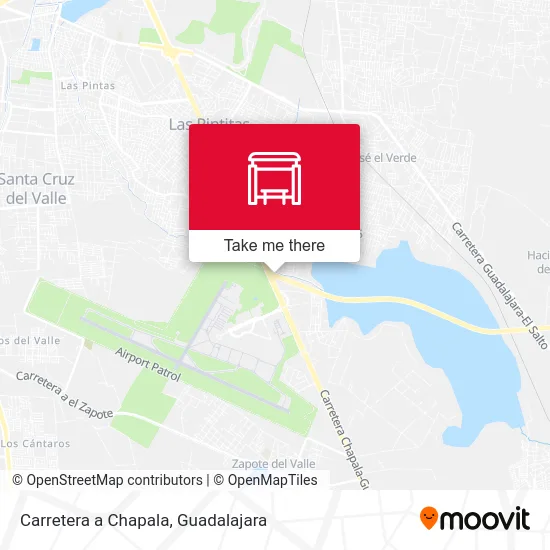 Carretera a Chapala map